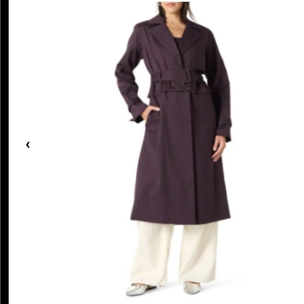 The Drop Women s Plum Perfect Convertible Trench Coat, NWT
